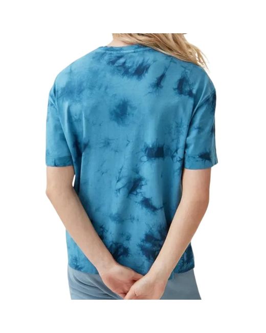 Belstaff Blue Wave Dye Ride Ocean T-Shirt Cotton