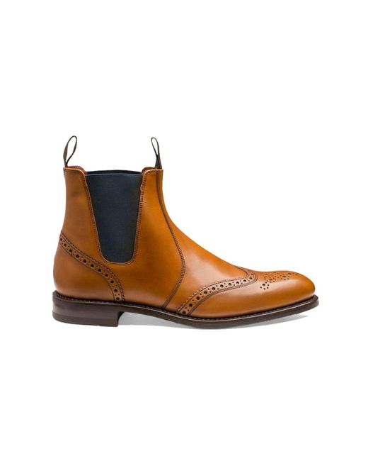 Loake Brown Hoskins Boots for men