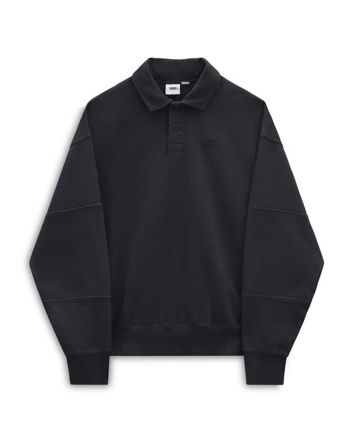 Vans Blue Washed Collared Fleece Premium for men