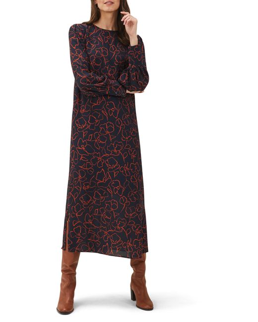 Phase Eight Purple Cosmo Column Dress