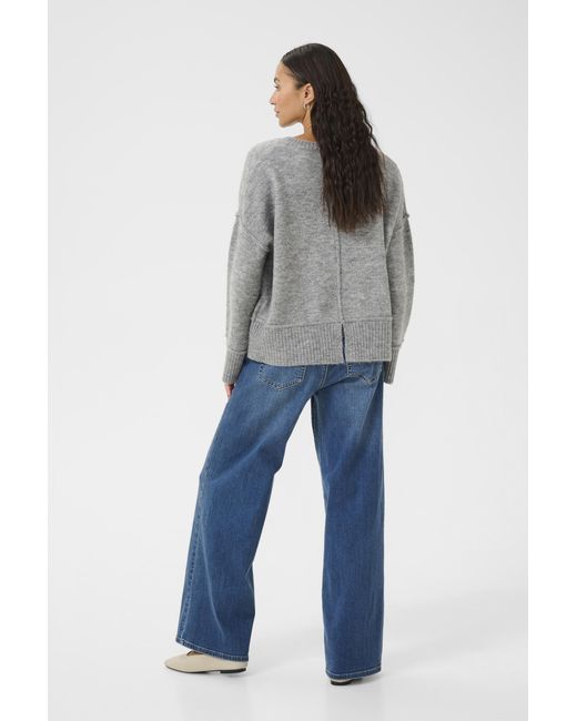Kaffe Pullover Baggy Fit in het Blue