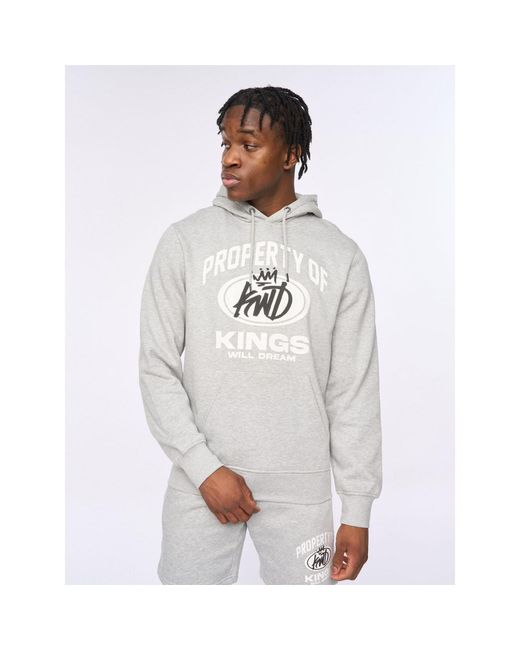 Kings Will Dream White Overhead Hoody for men