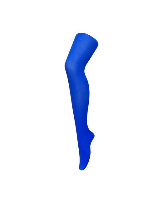 Sock Snob Blue 1 Pack Ladies 40 Denier Bright Coloured Opaque Neon Tights