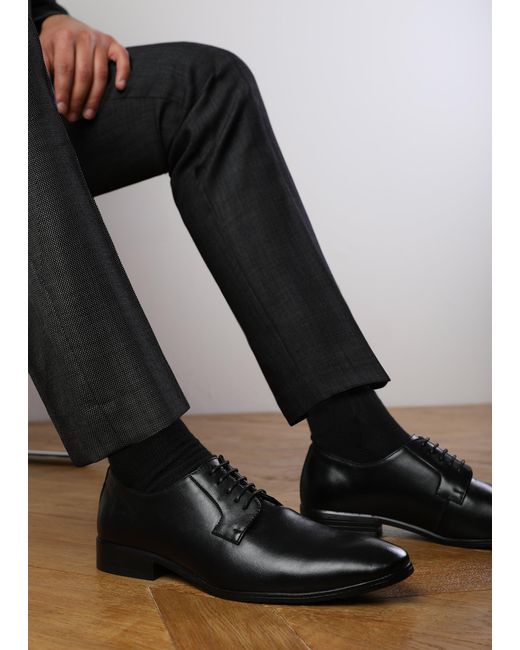 Where's That From Black Wheres 'Elliot' Lace Up Derby Formal Dress Work Shoes for men