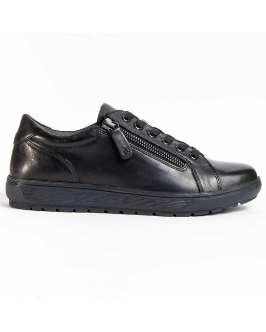 Purapiel Black Oxford-Sko Ailina Svart