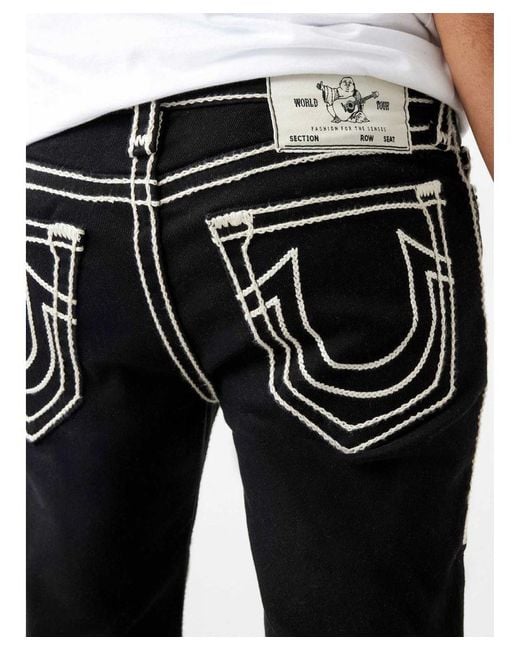 TRUE RELIGION Rocco Rope Stitch No Flap 32In in Black for Men - Main Image