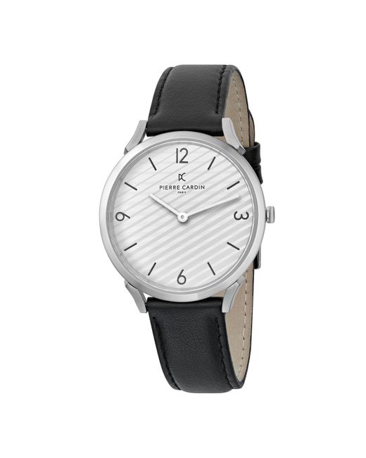 Pierre Cardin Metallic Pigalle Stripes Watch Cpi.2016 Leather for men