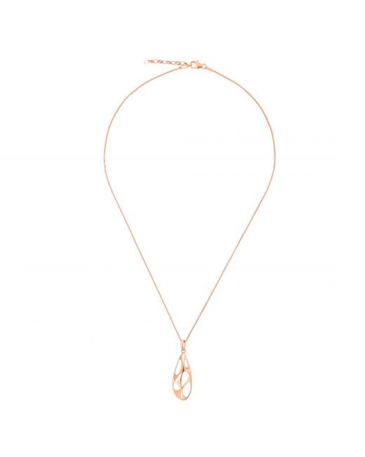 Orphelia Metallic 'Ava' 925 Sterling Chain With Pendant
