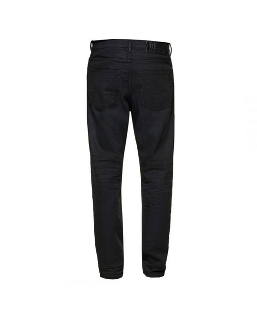 DIESEL Black D-Fining 09A15 Jeans Cotton for men