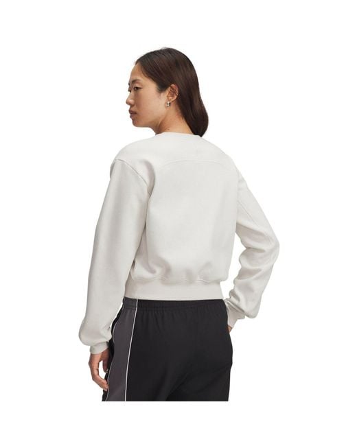 Under Armour Gray Icon Vida Fleece Crw