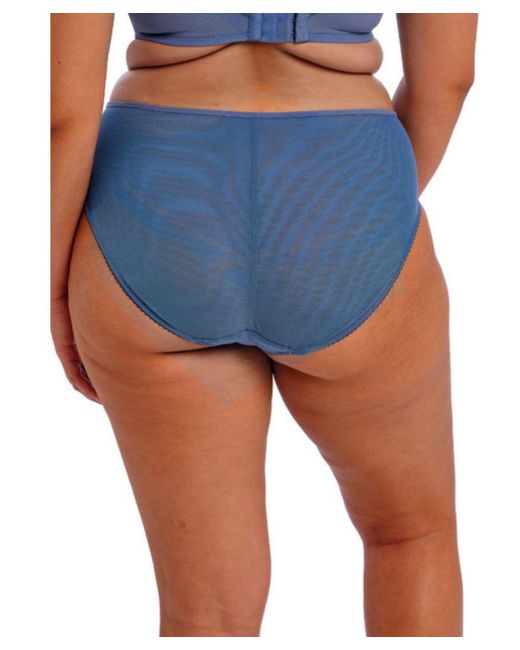 Elomi Blue Namrah High Leg Brief