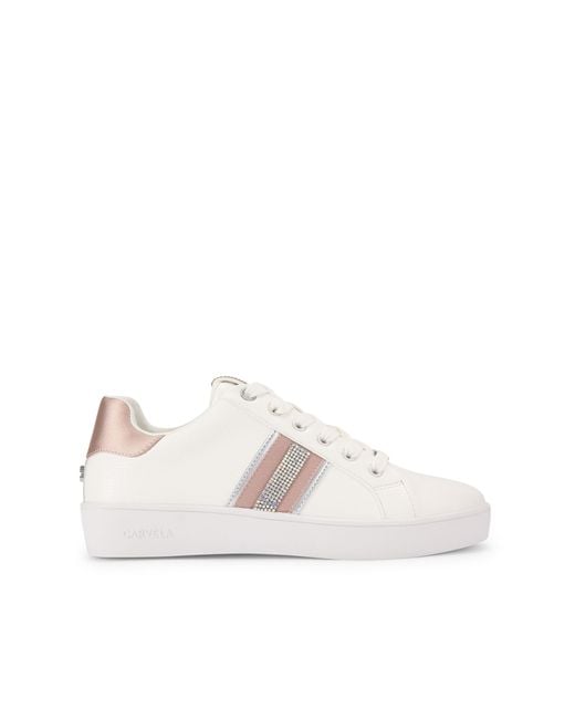 Carvela Kurt Geiger White Rapid Sneakers