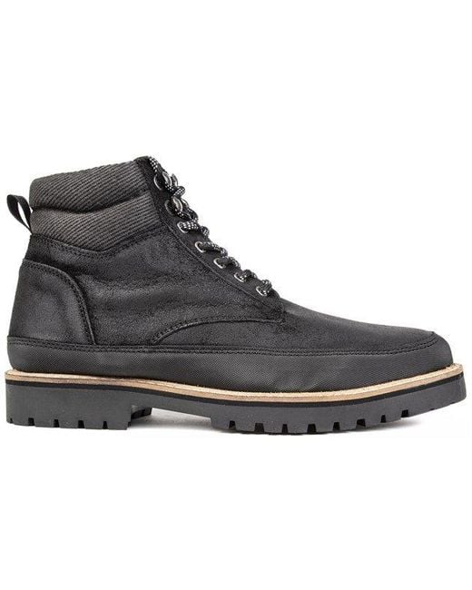 Silver Street London Black Braben Boots for men