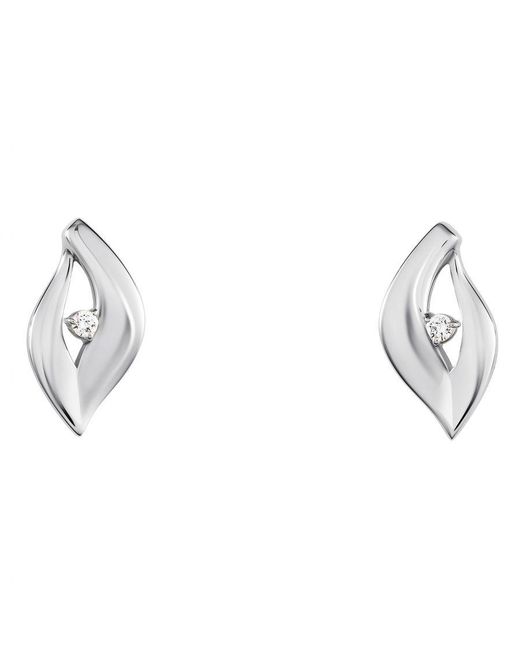 Orphelia Metallic 'Milan' 925 Sterling Stud Earrings