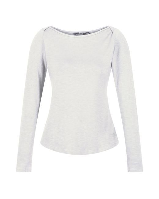 Regatta Gray Ladies Lakeisha Long-Sleeved T-Shirt