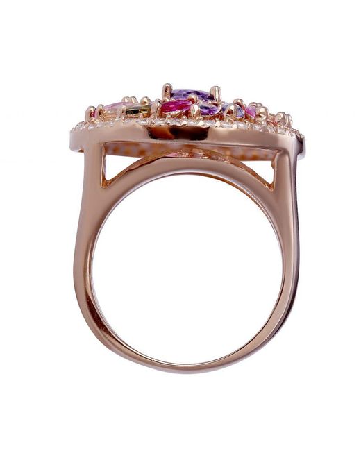 Orphelia Pink 925 Sterling Ring