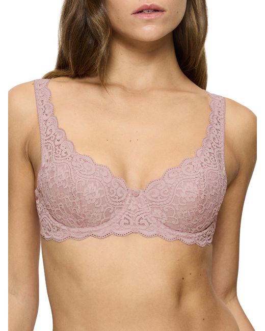 Triumph Brown Amourette Whp Half Cup Padded Bra