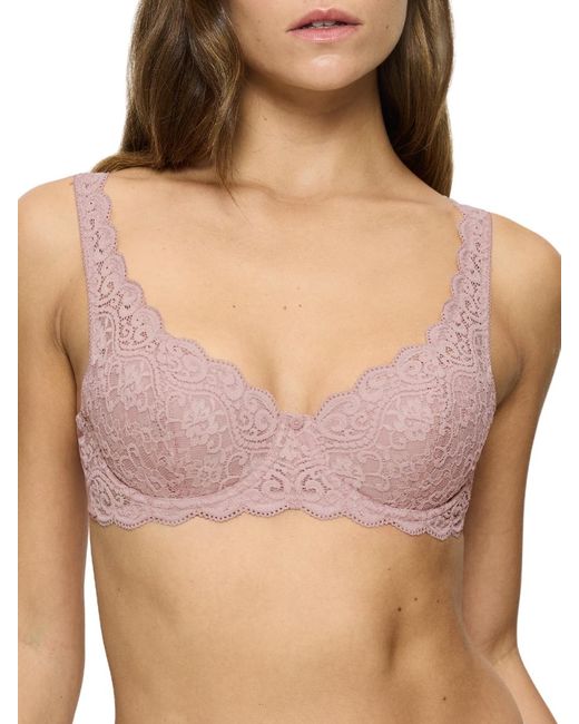 Triumph Brown Amourette Whp Half Cup Padded Bra