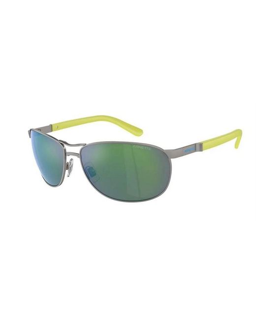 Arnette Green Bicolor Metal Sunglasses for men