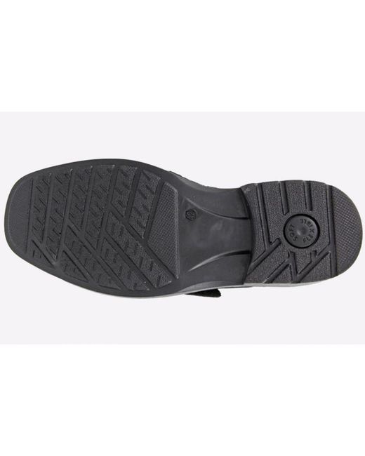 Roamer Black Eustis Leather Waterproof Shoes for men