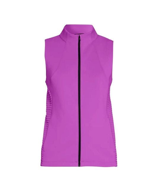 Under Armour Purple Storm Daytona Zip Up Sleeveless Gilet 1317388 565