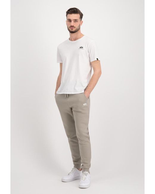 Alpha Industries Basic Small Logo Jogger in het Natural voor heren