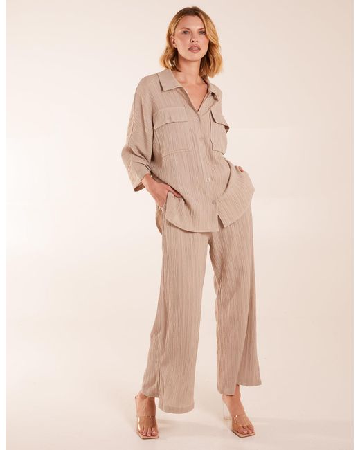 Blue Vanilla Natural Shirt & Trouser Set