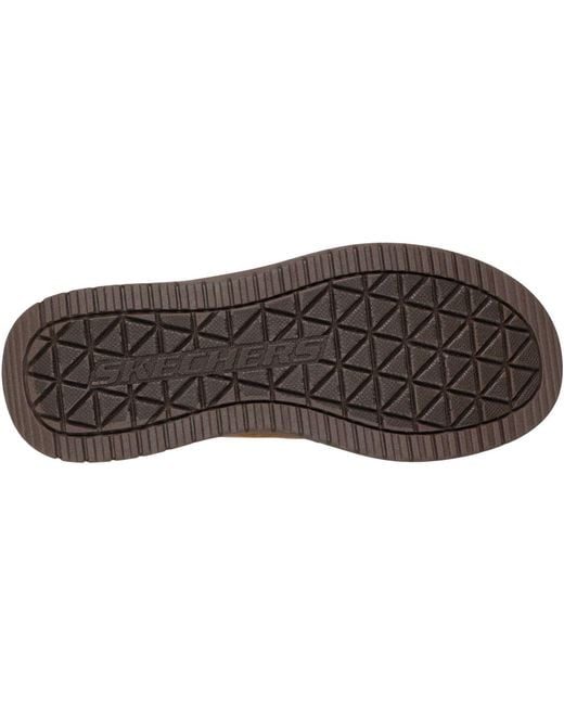 Skechers Brown Murette Scofield Textile Chestnut Slippers for men
