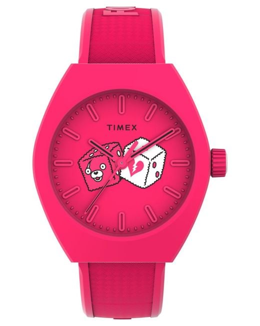 Timex Pink Urban Pop X Fortnite Watch Tw2W96800 for men