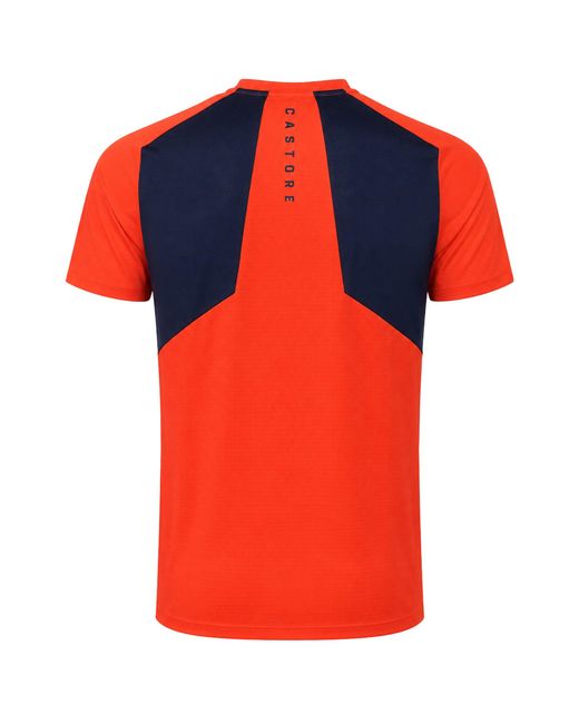 Castore Red Airex Deep T-Shirt for men