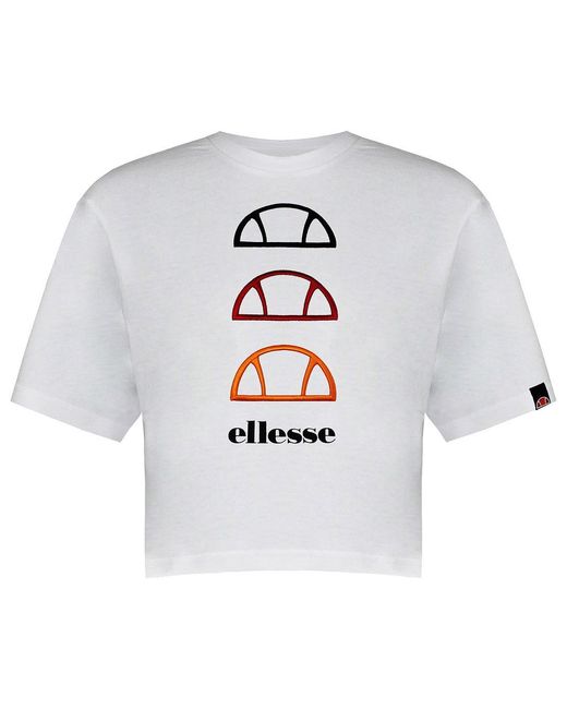 Ellesse Gray Deway Crop T-Shirt