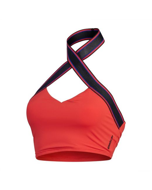 Speedo Red Halter Crop Top 61