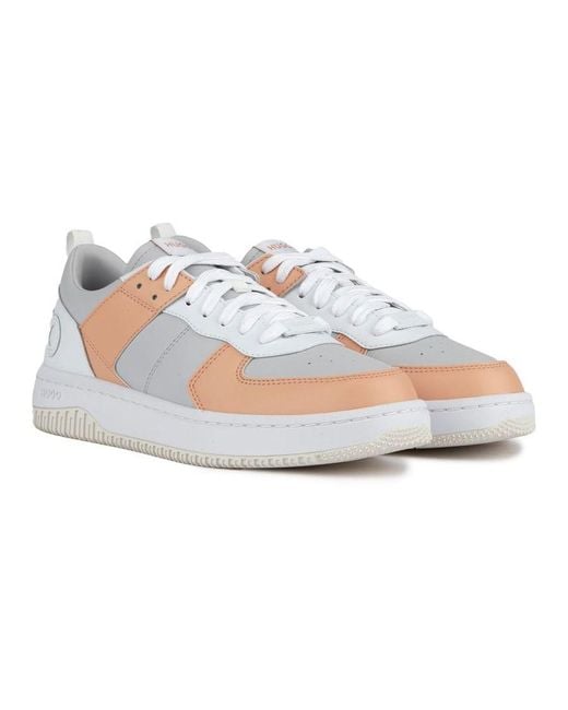 HUGO White Killian Tenn Trainers