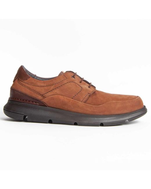 Purapiel Brown Oxford-Sko Confore3 Brun for men