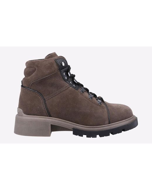 Hush Puppies Brown Rita Hiker Boot Memory Foam