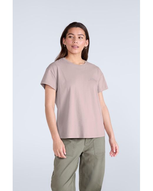 Mountain Warehouse Gray 'Phoenix' Graphic T-Shirt Cotton Summer Casual Tee