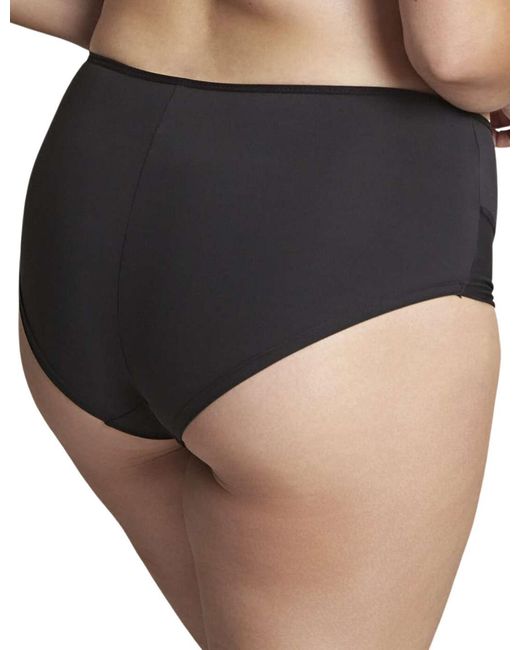 Sculptresse By Panache Black Elegance Deep Brief