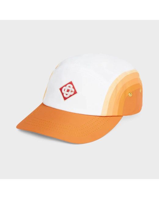 Casablanca Orange Patch 5 Panel Cap Gradient for men