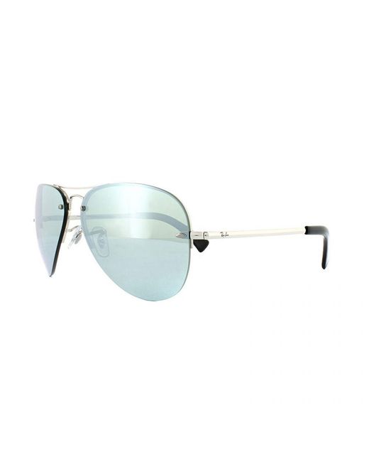 Ray-Ban Blue Sunglasses 3449 003/30 Mirror Metal for men