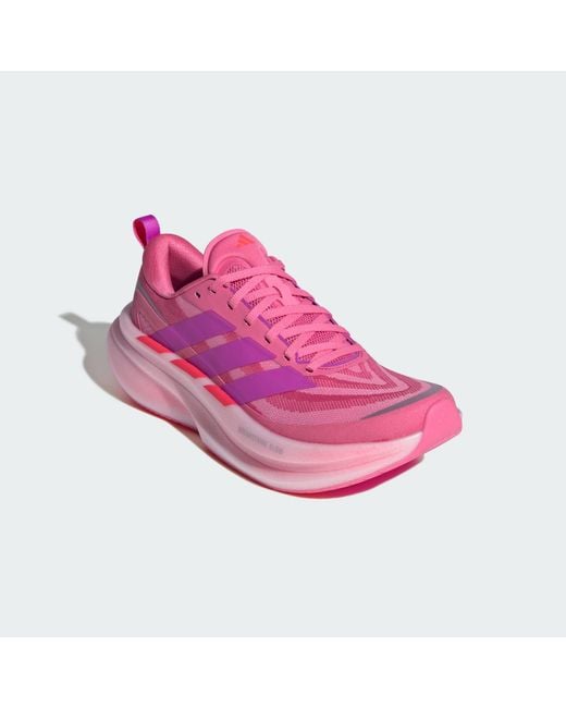 Adidas Originals Pink Supernova Glide Running Shoes