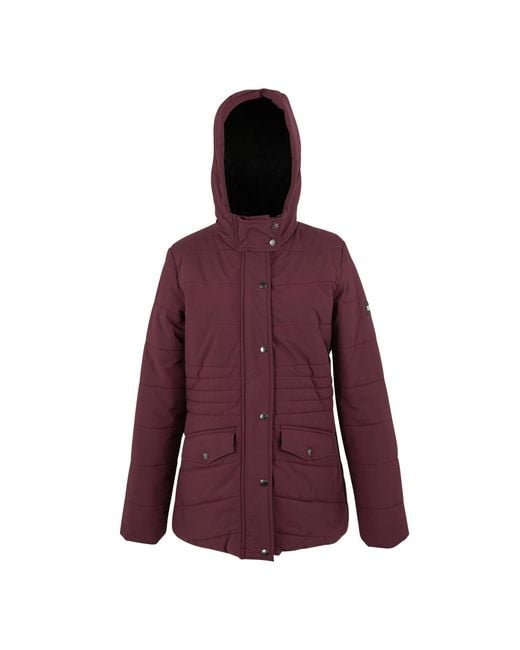 Regatta Purple Ladies Agara Padded Jacket (Fig/
