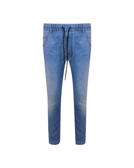 DIESEL Blue Krooley-Ne Jeans Lyocell for men