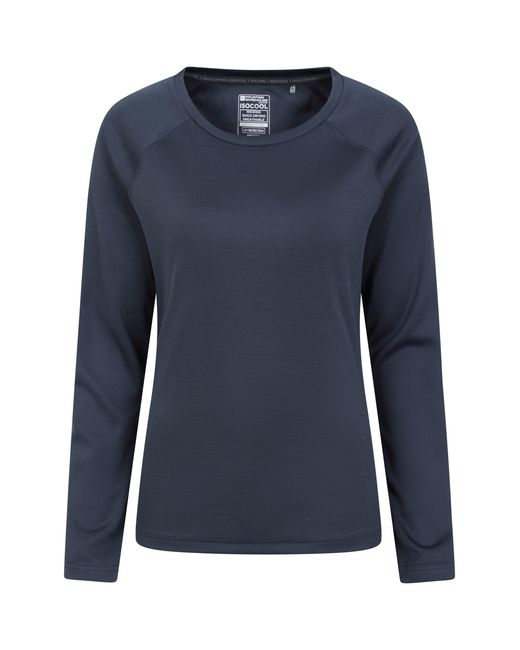 Mountain Warehouse Blue 'Endurance' Top Sun Protection Breathable Sports Tee