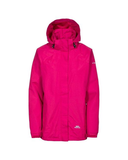 Trespass Pink Ladies Nasu Ii Waterproof Shell Jacket