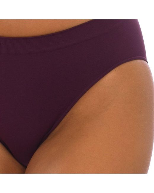 Intimidea Purple Invisible Effect Midi Slip Panties 310030
