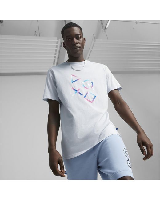 PUMA Gray X Playstation T-Shirt for men