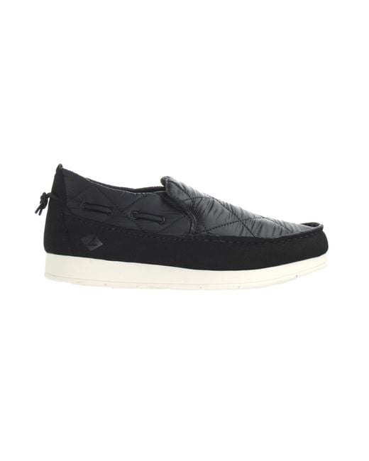 Sperry Top-Sider Black Moc-Sider Nylon Shoes for men