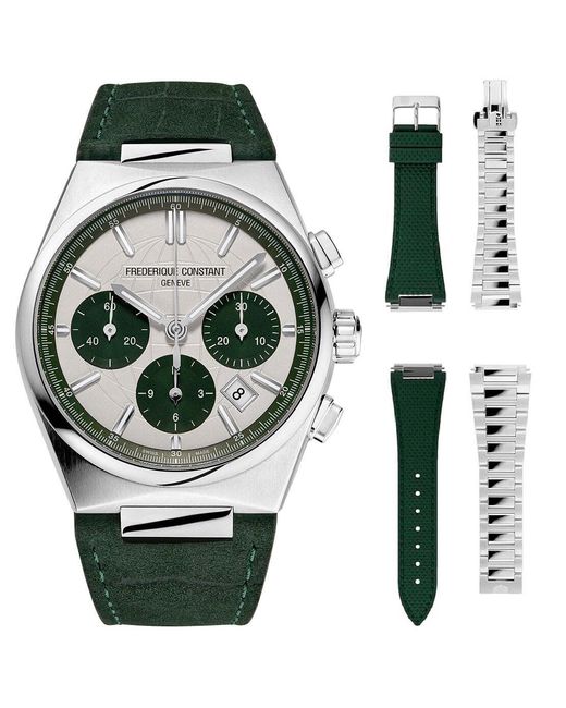 Frederique Constant Green Frédérique Highlife Limited Edition Watch Fc-391Sgr4Nh6 Leather for men