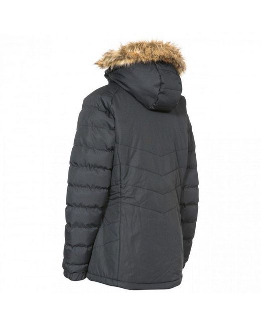 Trespass Gray Ladies Nadina Waterproof Padded Jacket