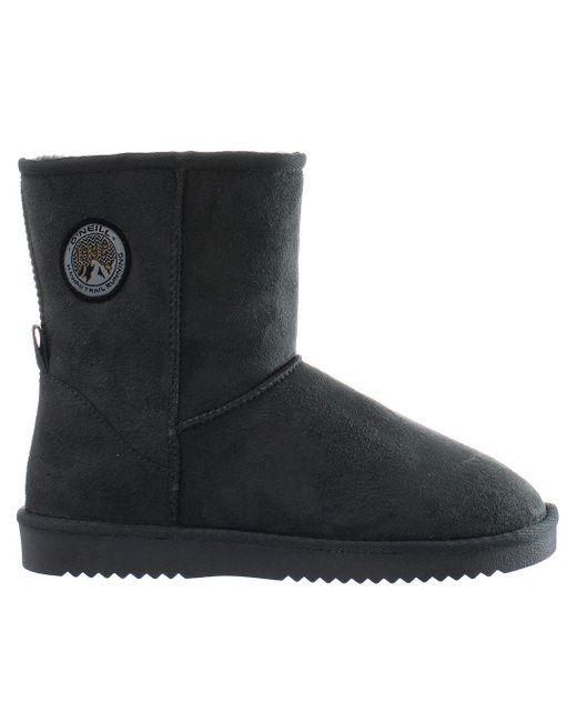O'neill Sportswear Black Bolsa Chica Boots Suede